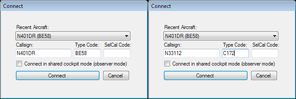 When using a GA callsign, enter the civil registration as the callsign.